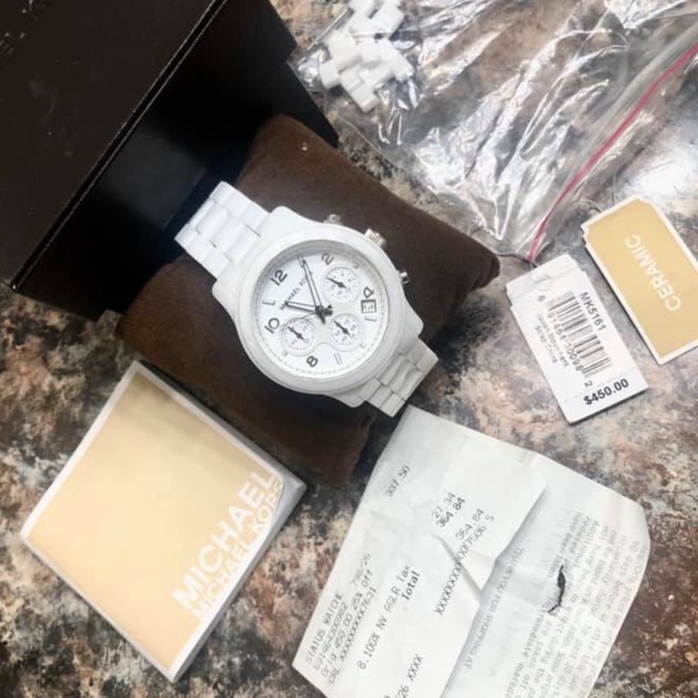SOLD. Michael Kors Ceramic Watch